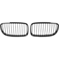 BMW 3-Serie E90/E91 08-12 Enkelribbad Blanksvart Sportgrill / Njurar Performance-Look DIEDERICHS